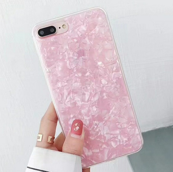 iPhone XR/XS/X/7/8/+❤️️pink shell phone case - Picture 3 of 5
